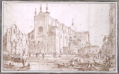 Pyhät Johannes ja Paavali tekijältä Francesco Guardi