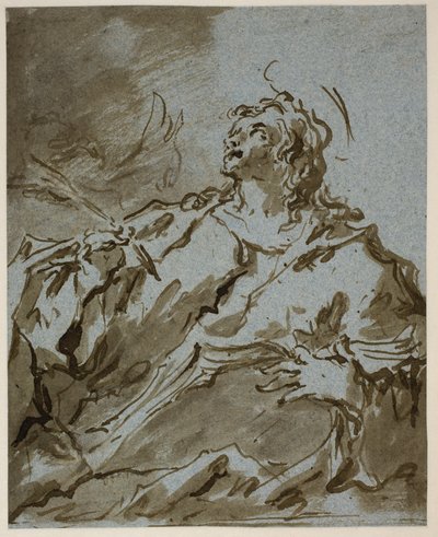 Pyhä Johannes evankelista tekijältä Francesco Guardi