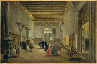 Sala del Maggior Consiglio -salin eteishuone tekijältä Francesco Guardi