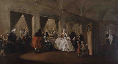 Nunnien sali San Zaccariassa tekijältä Francesco Guardi