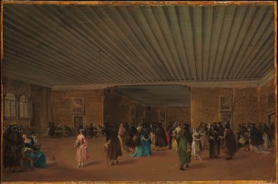 Palazzo Dandolon julkinen ridotto tekijältä Francesco Guardi
