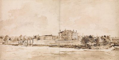 Villa Loredan, lähellä Trevisoa, noin. 1778. tekijältä Francesco Guardi