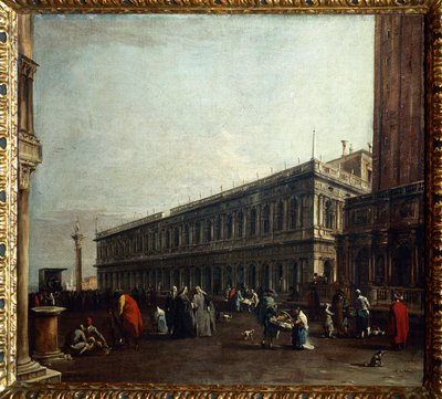 Näkymä Piazzettalle tekijältä Francesco Guardi