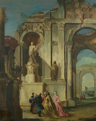 Vierailu Ruinsissa tekijältä Francesco Guardi