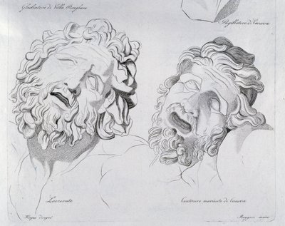 Canovan Laokoonin ja Kentaurin päät morientevat tekijältä Francesco Hayez