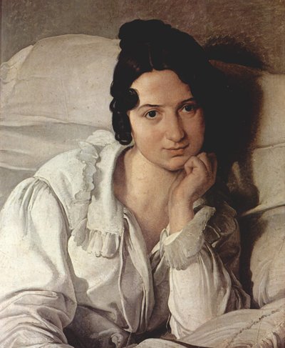Italian kieli: Carolina Zucchin muotokuva Carolina Zucchin muotokuva tekijältä Francesco Hayez