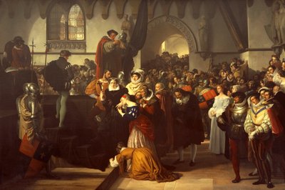 Mary Queen of Scots johdatetaan rakennustelineille tekijältä Francesco Hayez