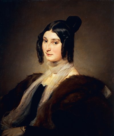 Muotokuva Clara Maffei, kirjoittanut Francesco Hayez tekijältä Francesco Hayez