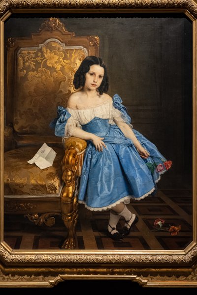 Kreivitär Luigia Negroni Prati Morosinin muotokuva tekijältä Francesco Hayez
