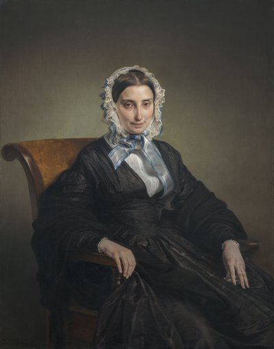 Muotokuva Teresa Manzoni Borri Print tekijältä Francesco Hayez