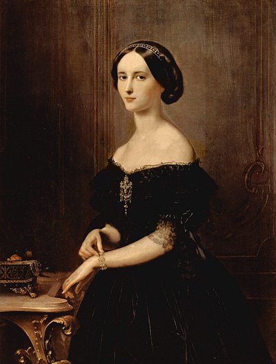 Venetsialaisen naisen muotokuva, noin 1852 tekijältä Francesco Hayez