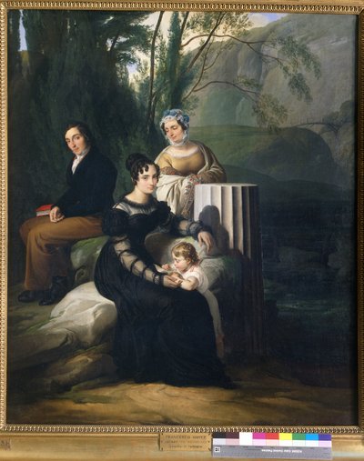 Borri Stampa -perheen muotokuva tekijältä Francesco Hayez