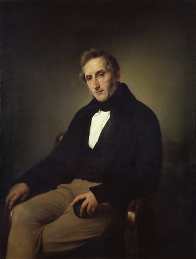Runoilija Alessandro Manzonin muotokuva 1785-1873 tekijältä Francesco Hayez