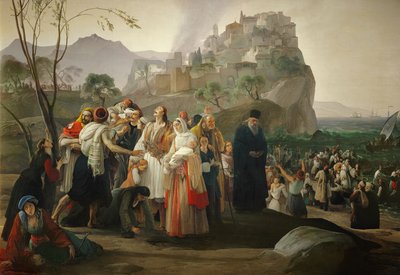 Pargan pakolaiset tekijältä Francesco Hayez
