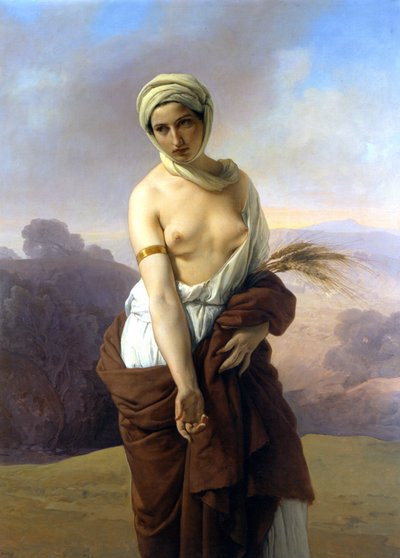 Ruth. Francesco Hayezin maalaus. 1853. Kansalaismuseot, Bologna. tekijältä Francesco Hayez