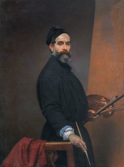 Omakuva 57-vuotiaana tekijältä Francesco Hayez