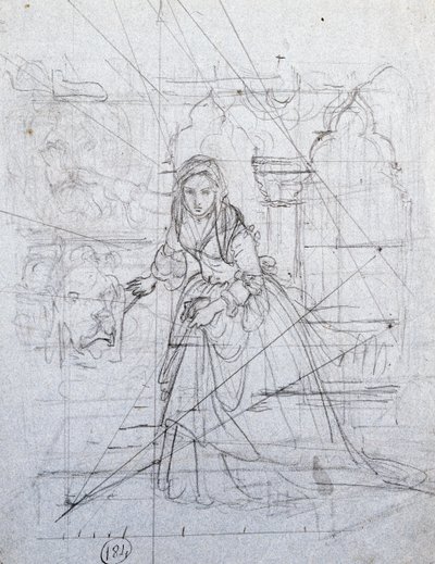 Tutkimus salaisia syytöksiä varten tekijältä Francesco Hayez