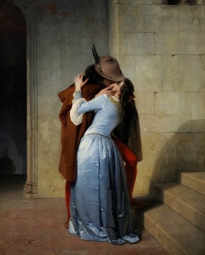 Suudelma tekijältä Francesco Hayez