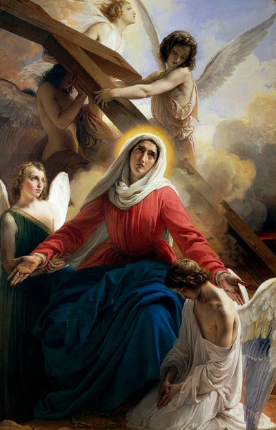 Surullinen, kirjoittanut Francesco Hayez tekijältä Francesco Hayez