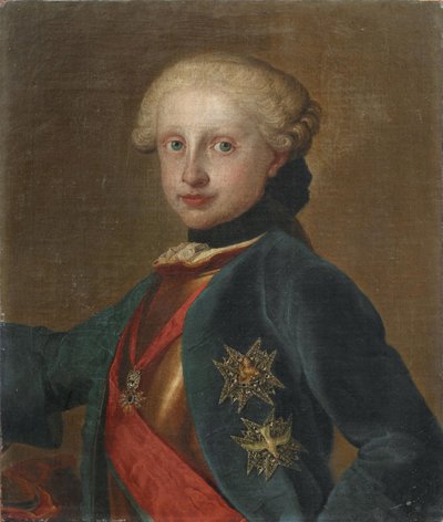 Napolin ja Sisilian kuninkaan Ferdinand IV:n muotokuva 1751-1825. tekijältä Francesco Liani