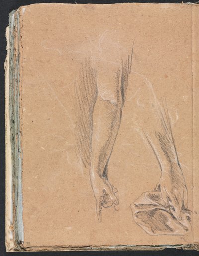 Verona Sketchbook: Kädet ja kädet verhoilla sivu 78, 1760. tekijältä Francesco Lorenzi