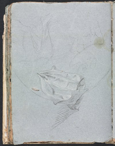 Verona Sketchbook: Drapery study (sivu 84) tekijältä Francesco Lorenzi