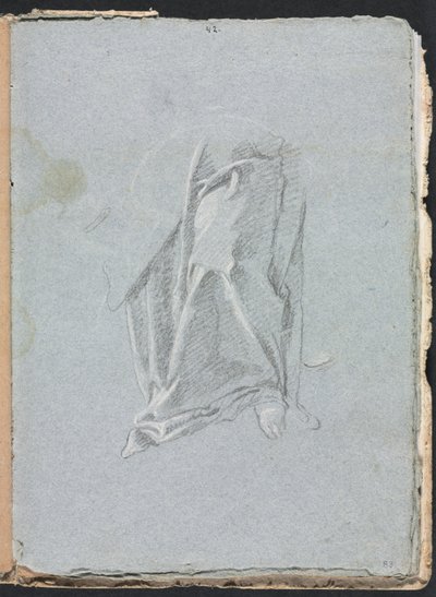 Verona Sketchbook: Jalkaverhot sivu 83, 1760. tekijältä Francesco Lorenzi