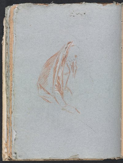 Verona Sketchbook: Naishahmo viittauksella sivu 40, 1760. tekijältä Francesco Lorenzi