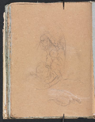 Verona Sketchbook: Figuurit pyöreässä käden tutkimisessa (sivu 70) tekijältä Francesco Lorenzi