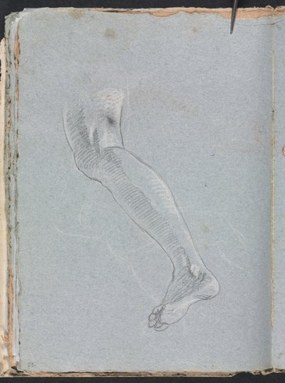 Verona Sketchbook: Vasen jalka (sivu 28) tekijältä Francesco Lorenzi