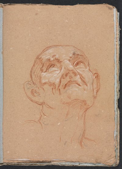 Verona Sketchbook: Miesten pääsivu 31, 1760. tekijältä Francesco Lorenzi