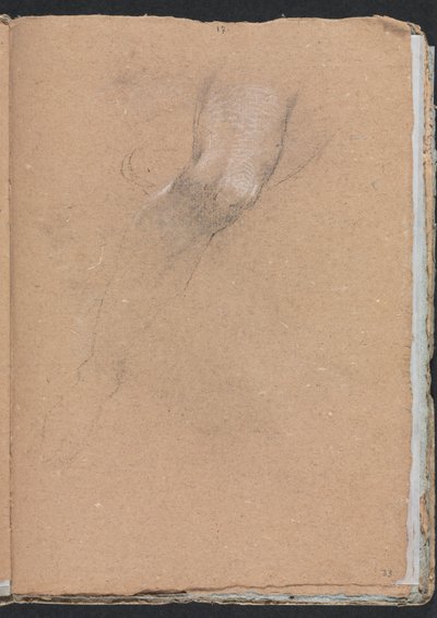 Verona Sketchbook: Oikea jalka sivu 33, 1760. tekijältä Francesco Lorenzi