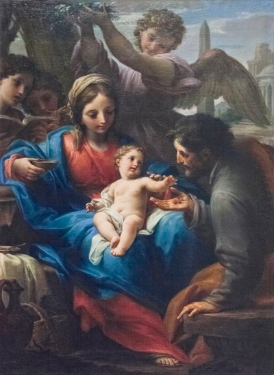 Loput lennolla Egyptiin (öljy kankaalle) tekijältä Francesco Mancini