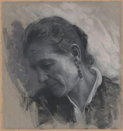 Luisa Carmignani, taiteilijan anoppi tekijältä Francesco Paolo Michetti