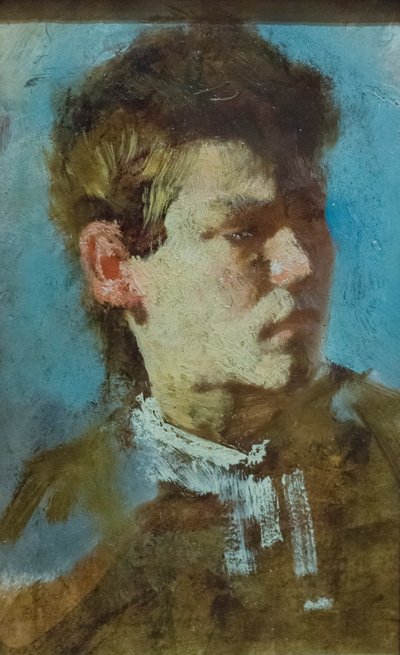 Omakuva nuorena miehenä tekijältä Francesco Paolo Michetti
