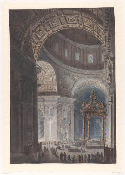 Pyhän Ristin valaistus Pietarissa Ristin valaistus Pietarinkirkossa tekijältä Francesco Piranesi