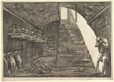 Prison Scene.n.d. tekijältä Francesco Piranesi