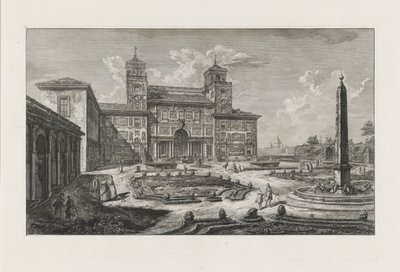 Villa Medici tekijältä Francesco Piranesi