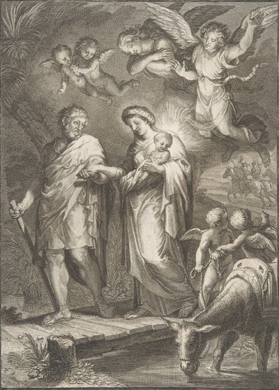 Lento Egyptiin, 1700-. tekijältä Francesco Polanzani