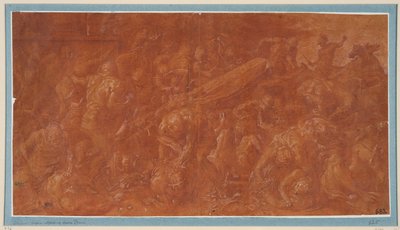Agamemnon und Kassandra werden während eines Banketts ermordet tekijältä Francesco Primaticcio