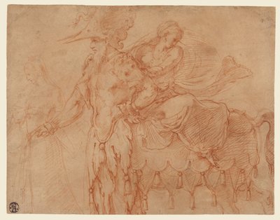 Kentauri ja Lapith tekijältä Francesco Primaticcio