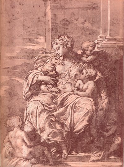 Hyväntekeväisyys, 1500-luku, 1903 tekijältä Francesco Primaticcio