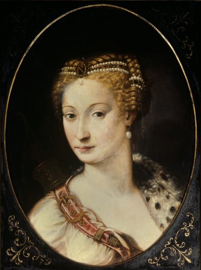 Diane de Poitiersin (1499 - 1566) muotokuva Brezen rouvasta, Valentinois