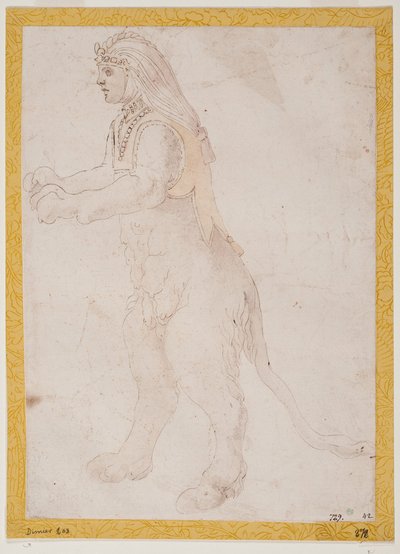 Stehende Sphinx tekijältä Francesco Primaticcio