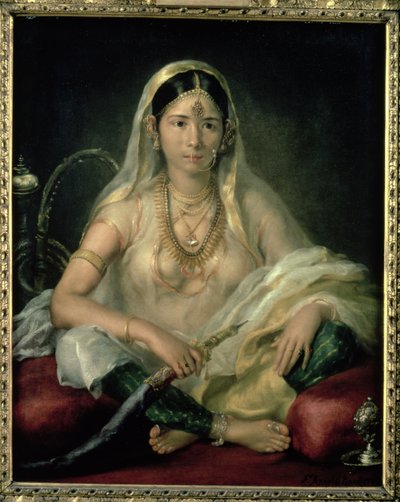 Mogulladyn muotokuva, 1787 tekijältä Francesco Renaldi