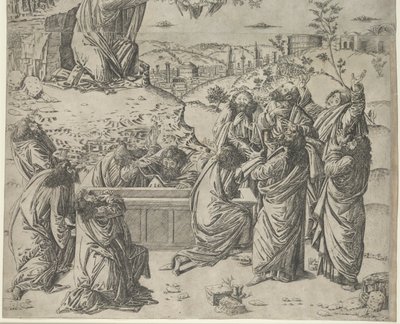 Neitsyt taivaaseenastuminen, n. 1495. tekijältä Francesco Rosselli