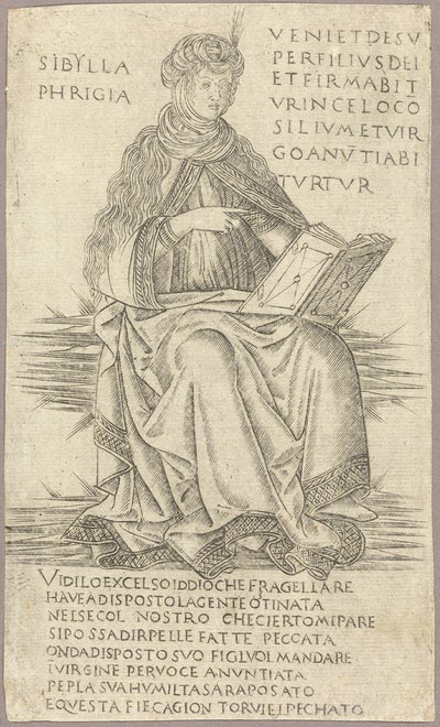 Fryygialainen Sibylla tekijältä Francesco Rosselli