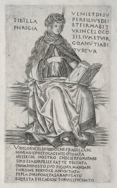 Sibylit: Phrygian Sibyl, n. 1470-1480. tekijältä Francesco Rosselli