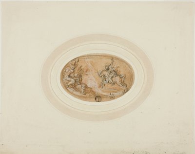 Marcus Curtius hyppää kuiluun tekijältä Francesco Salviati