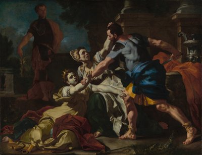 Messalinan kuolema tekijältä Francesco Solimena
